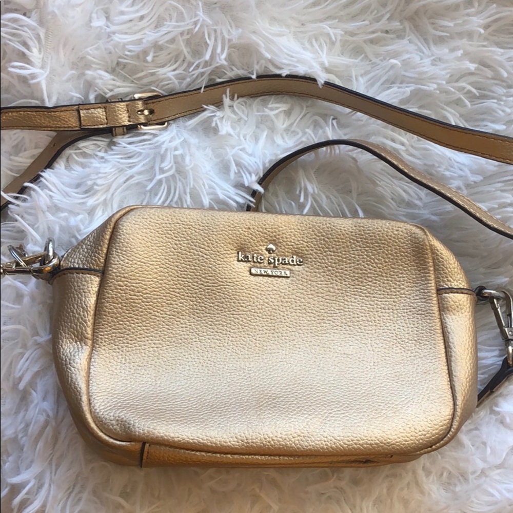 KATE SPADE MINI GOLD CHAIN BAG